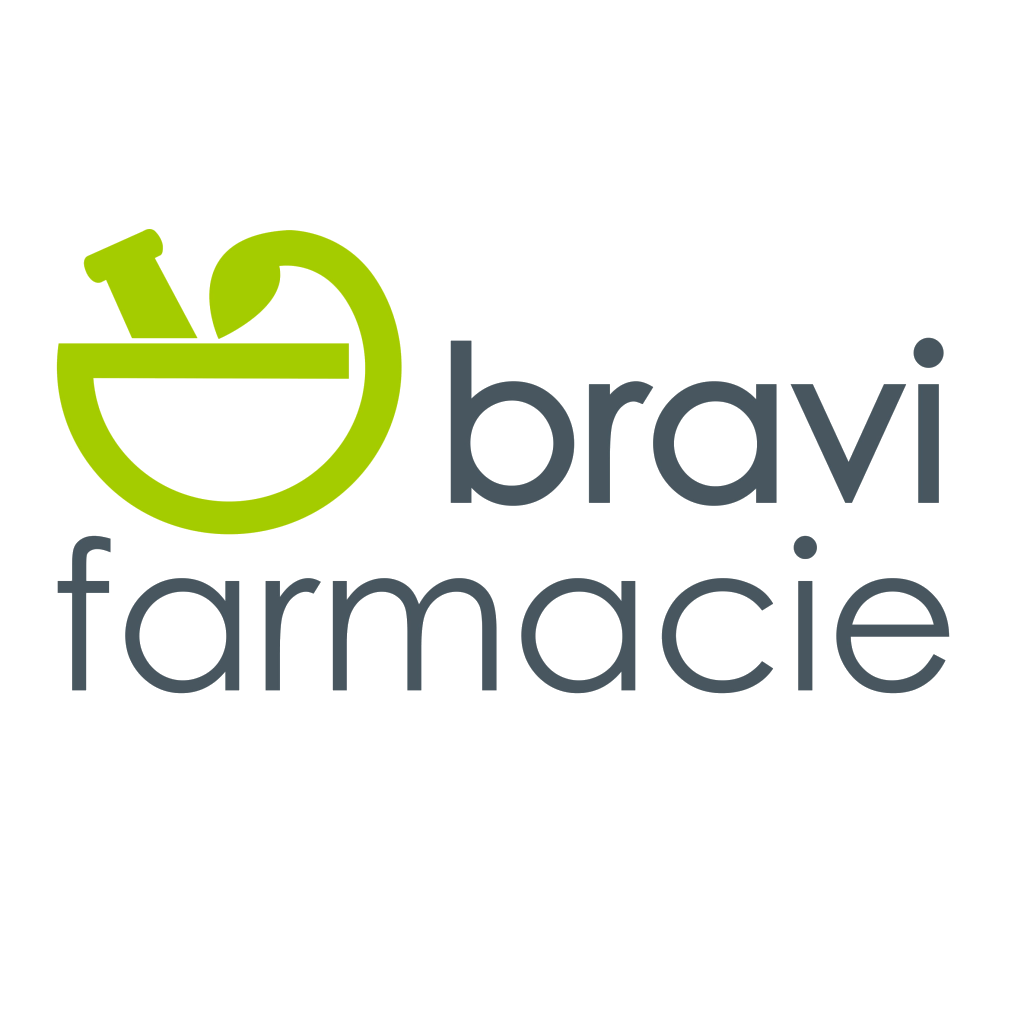 Logo Bravi Farmacie, realtà farmaceutica per cui Studio 55 ha curato il progetto architettonico della sede di Brescia